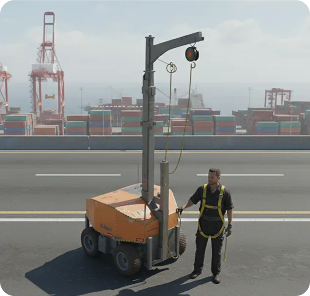 GOW system at port facility